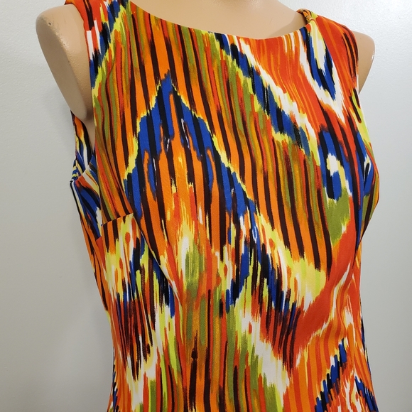 NWOT ALYX Beautiful Colorful printed Dress - Picture 2 of 5